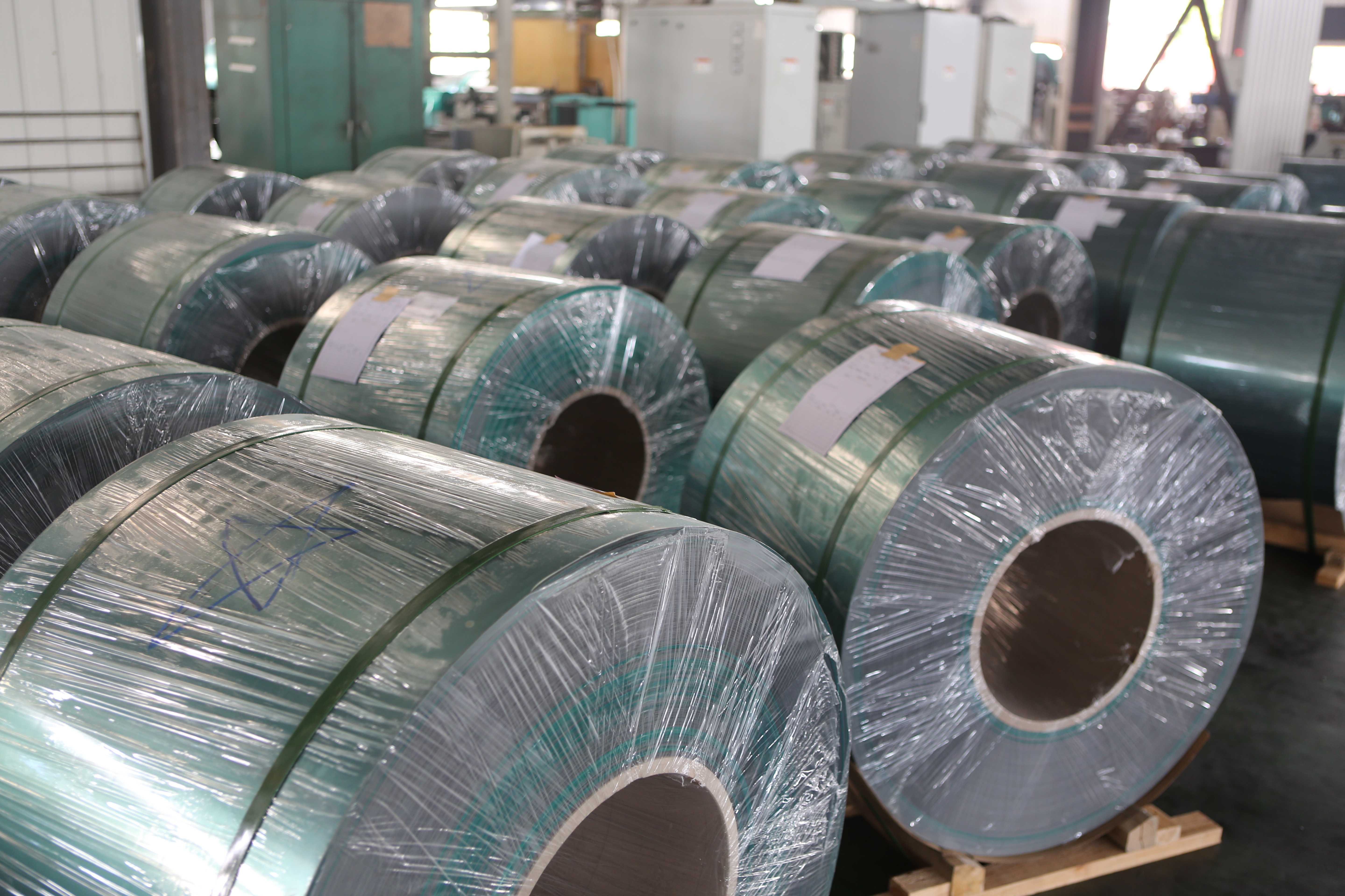 Composite steel coil